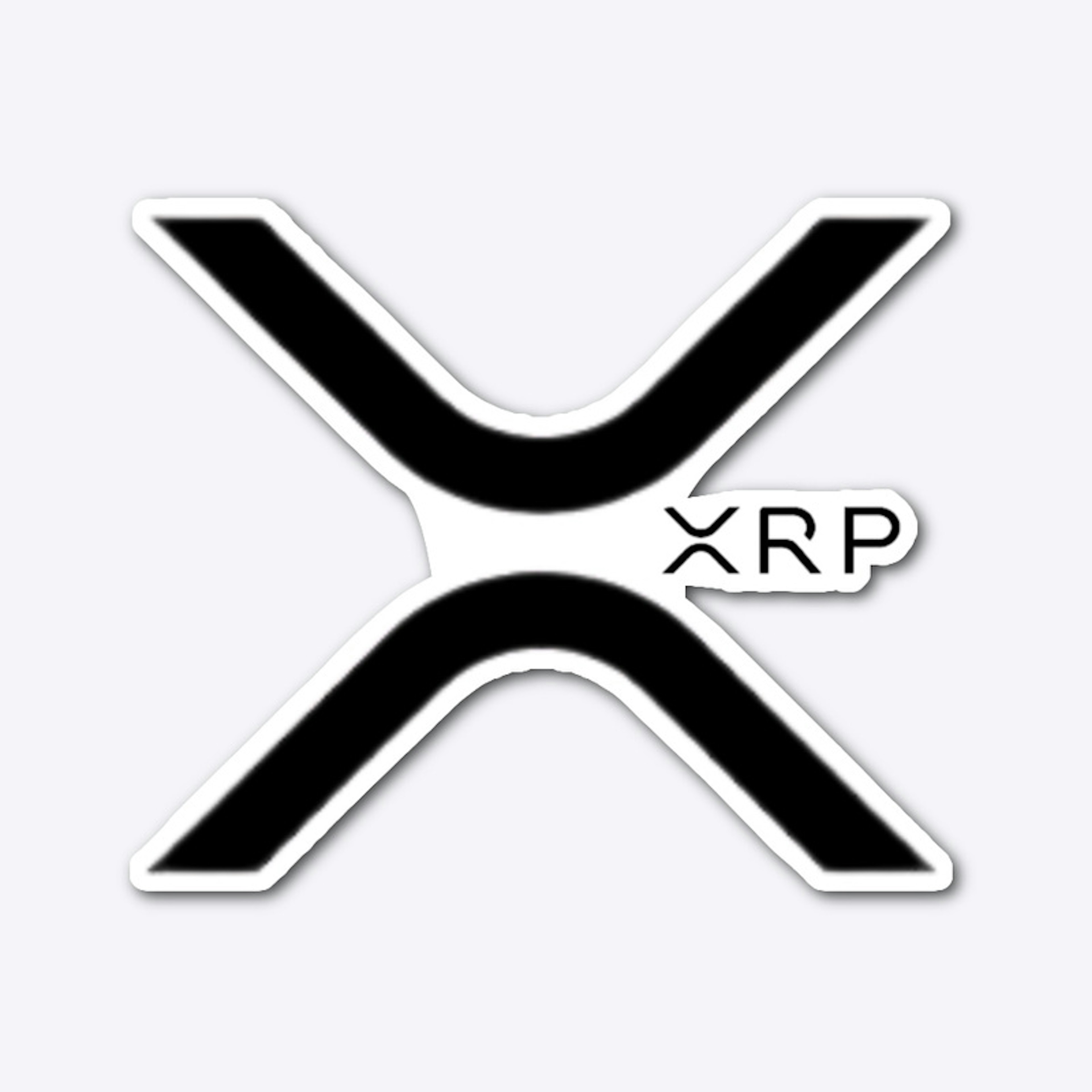 Die Cut Sticker XRP (1)