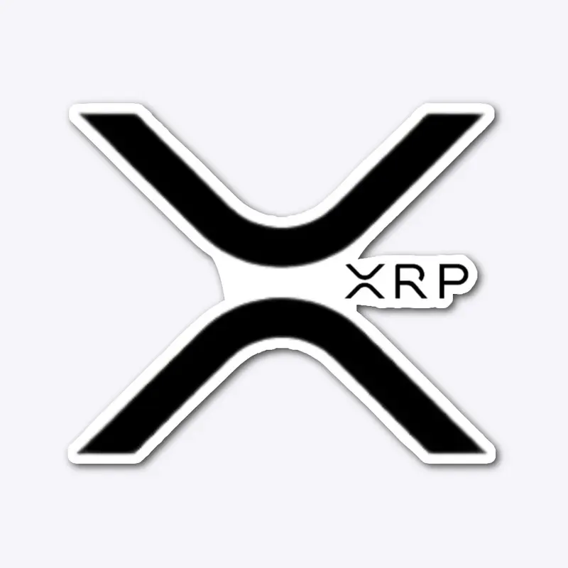 Die Cut Sticker XRP (1)